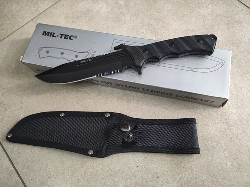 Coltello mil tec g10 con - coltello, mil-tec